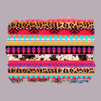 Aztec Western Leopard Cowhide Background Vintage Tee | Teevron