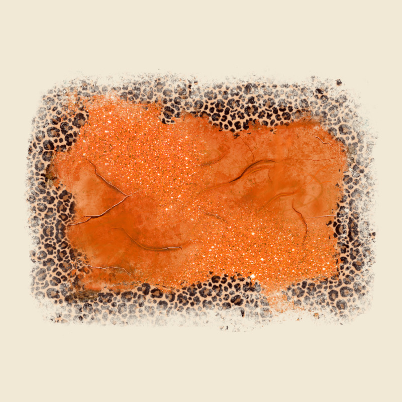 Gemstone Orange Leopard Background Ladies Tee by JahusDesignShop | Teevron
