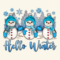 Snowman Hello Winter Premium Hoodie | Teevron