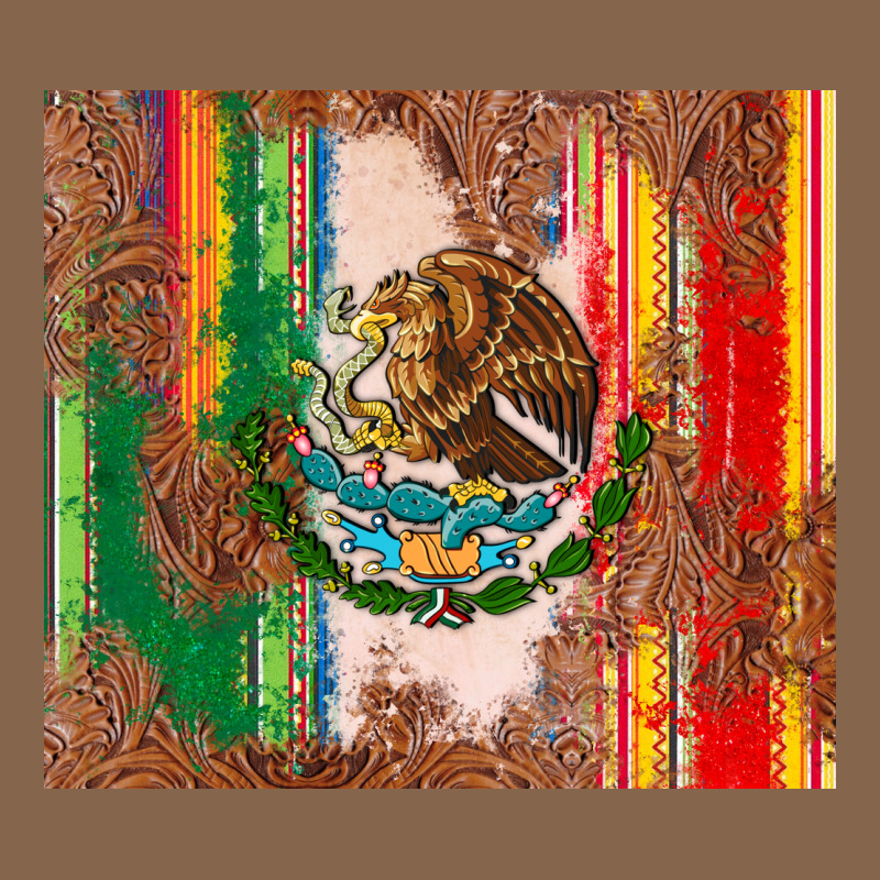 Mexican Flag Serape Premium Tee by CTS Tumbler Store | Teevron