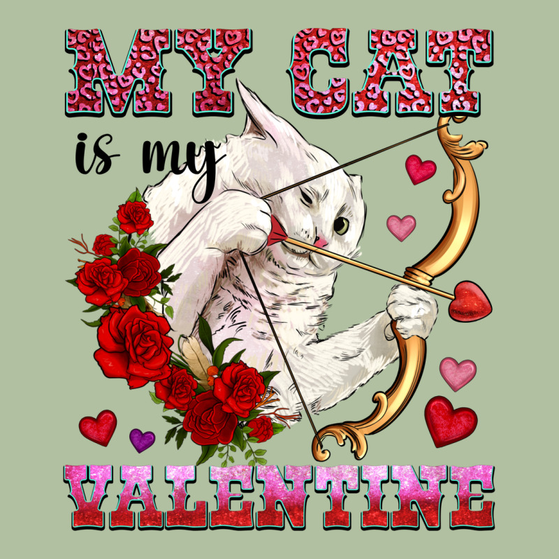 My Cat Is My Valentine Urban Hoodie by OliviaCreatesArt | Teevron