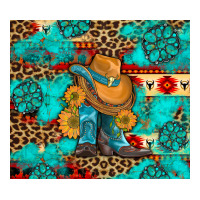 cowboy boots with turquoise and aztec | Teevron