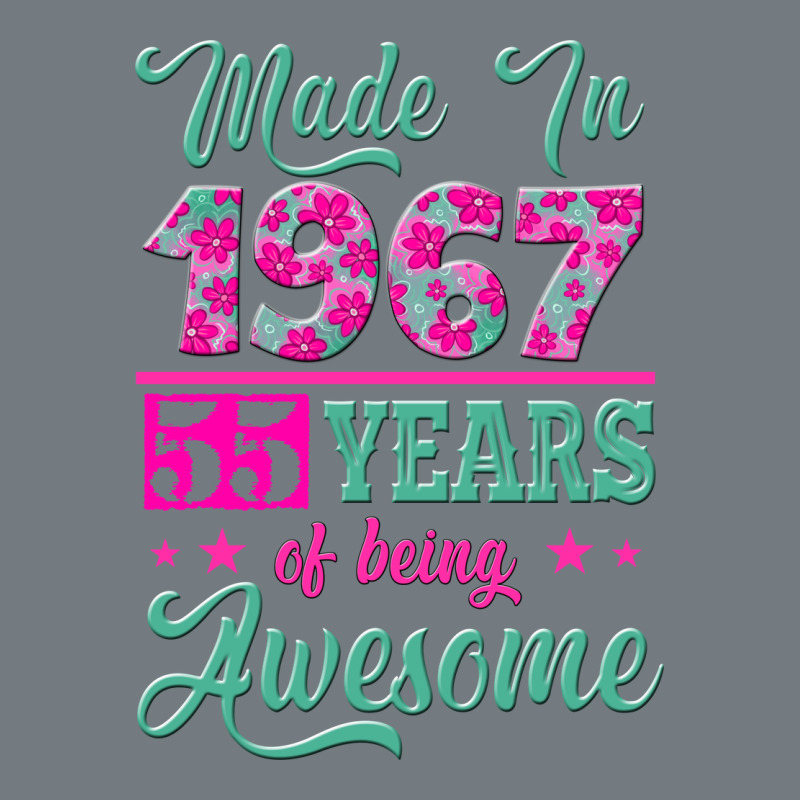Made In 1967, 55 Years Of Being Awesome Heavyweight Sweatshirt by Jasminsmagicworld | Teevron