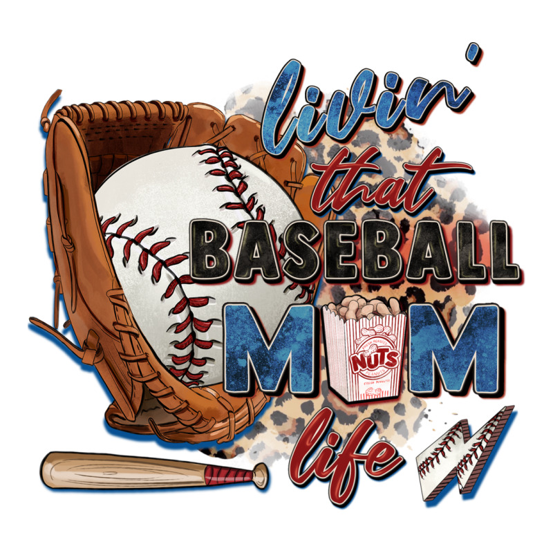 Livin' That Baseball Mom Life Premium Tee by Zillion Design Studio | Teevron