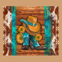Cowboy Boots Turquoise Aztec Cowhide Vintage Tee | Teevron