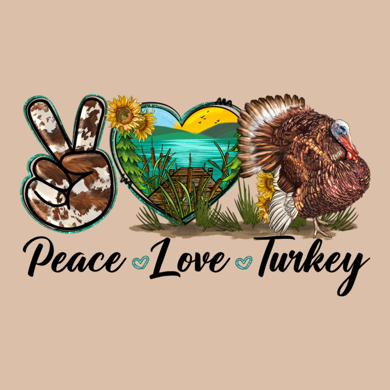 Peace Love Turkey Urban Heavy Tee by LillyAllenDesigns | Teevron