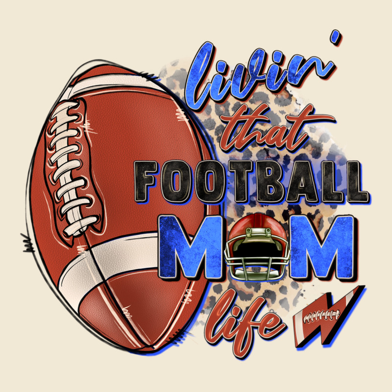 Livin' That Football Mom Life Premium Tee by Zillion Design Studio | Teevron
