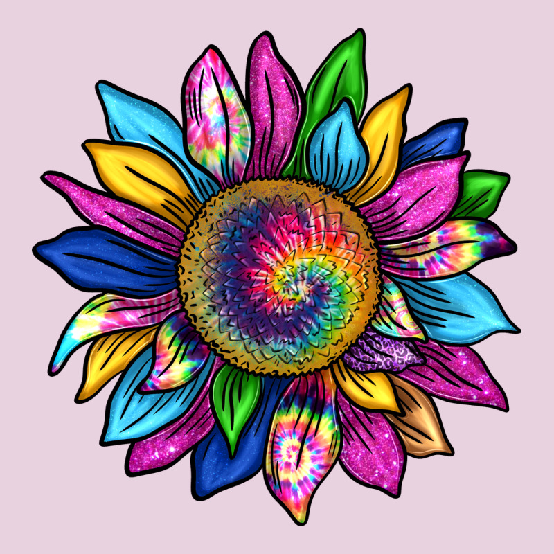Tie Dye Sunflower Ladies Tee by texasbilliewilder | Teevron