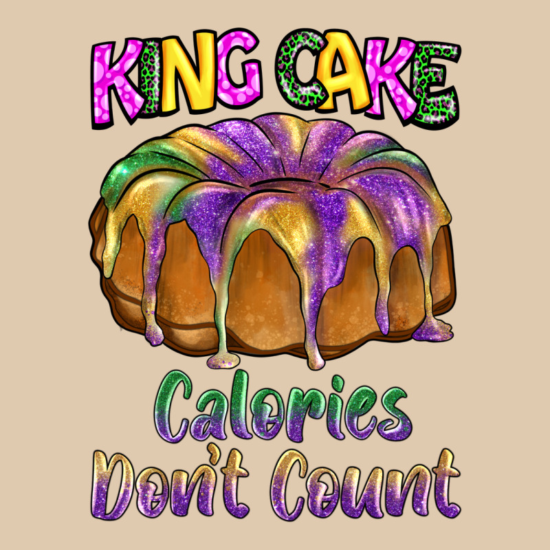 Mardi Gras King Cage Calories Don't Count Heavyweight Sweatshirt by BarkalooDesign | Teevron