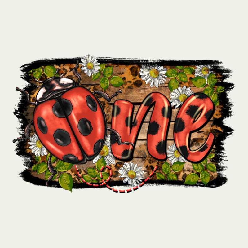 Ladybug One Background Urban Heavy Tee by BarkalooDesign | Teevron