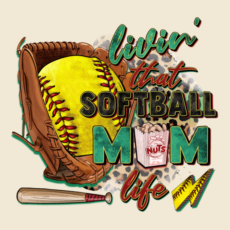Livin' That Softball Mom Life Premium Tee by Zillion Design Studio | Teevron