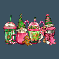 Pink Christmas Gnomes Coffee Cups Urban Heavy Tee | Teevron