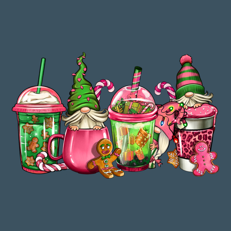 Pink Christmas Gnomes Coffee Cups Urban Heavy Tee by Jasminsmagicworld | Teevron