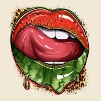Watermelon Lips With Leopard Ladies Tee | Teevron