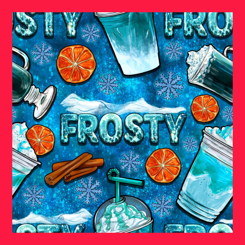 Winter Frosty Coffee Cups And Snow Seamless Pattern Bbs Zipper Hoodie by BundleAndBundleShop | Teevron