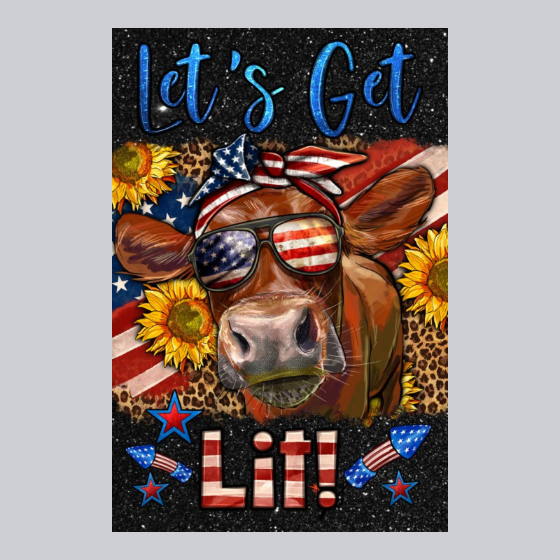 Western Let's Get Lit Cow Heavyweight Sweatshirt by LillyAllenDesigns | Teevron