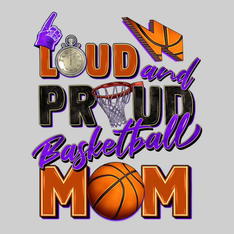 Loud And Proud Basketball Mom Premium Tee by Zillion Design Studio | Teevron