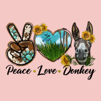 Peace Love Donkey Head Urban Heavy Tee | Teevron