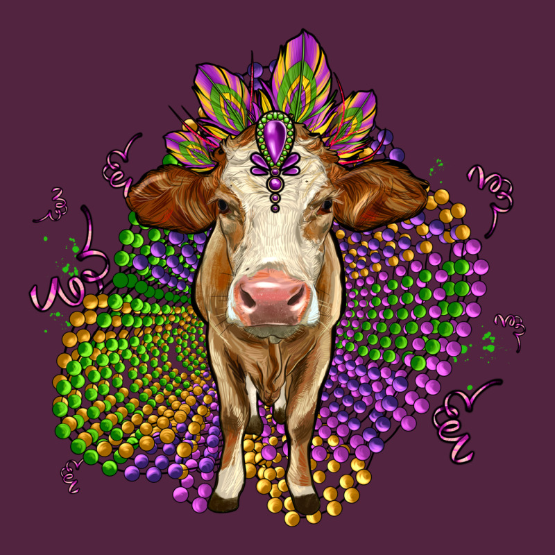 Simmental Mardi Gras Urban Hoodie by OliviaCreatesArt | Teevron
