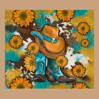 Sunflowers And Cowboy Boots With Cowhide And Glitter Tumbler Vintage Tee | Teevron