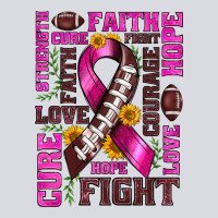 Breast Cancer American Football Ribbon Love Cure Fight Bbs Zipper Hoodie | Teevron