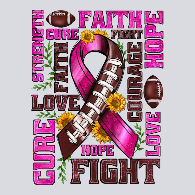 Breast Cancer American Football Ribbon Love Cure Fight Bbs Zipper Hoodie by BundleAndBundleShop | Teevron