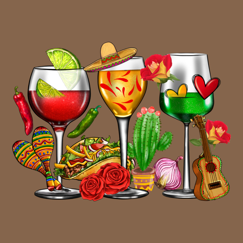 Mexico Wine Glasses Cups Premium Tee by CTS Tumbler Store | Teevron