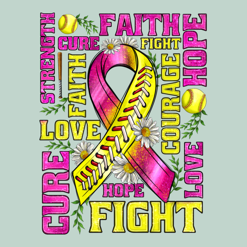 Breast Cancer Softball Ribbon Love Cure Fight Bbs Zipper Hoodie by BundleAndBundleShop | Teevron