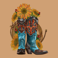 Western Boots With Sunflowers Vintage Tee | Teevron