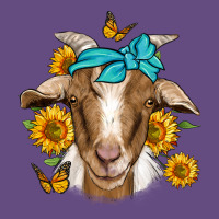 Sunflower Bandana Goat Vintage Hoodie | Teevron