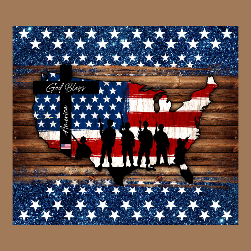 God Bless America American Flag Tumbler Classic Tee by Jasminsmagicworld | Teevron
