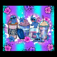 Stitch Coffee Cups Ladies Tee | Teevron
