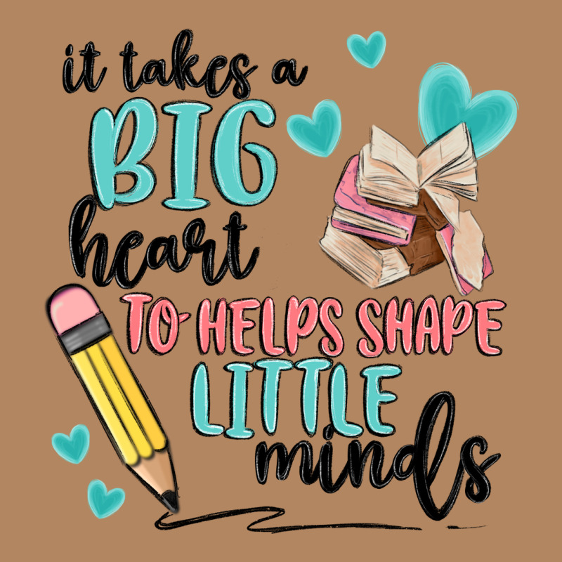 It Takes A Big Hearts To Helps Shape Little Minds Long Sleeve Tee by MaliasSmallBusiness | Teevron