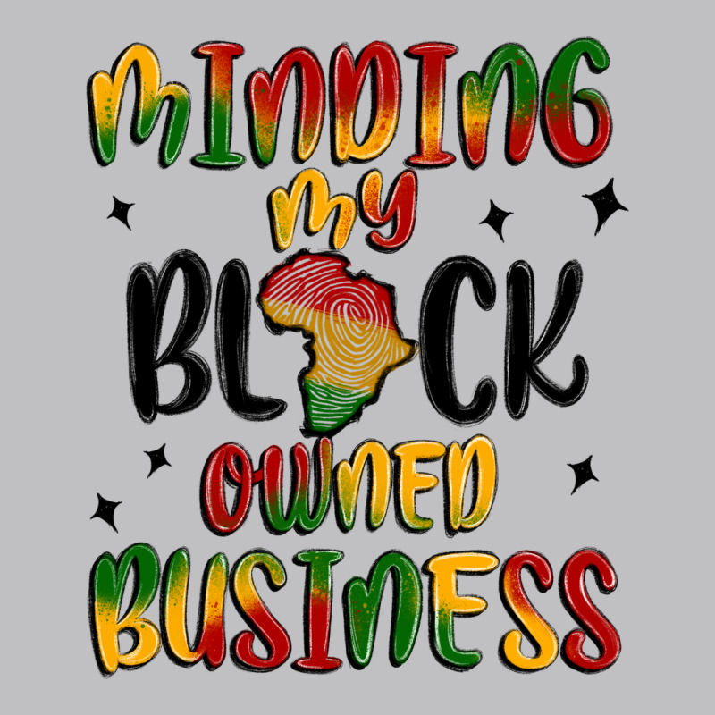 Minding My Black Owned Business Long Sleeve Tee by MaliasSmallBusiness | Teevron