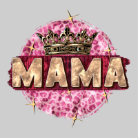 Mama With Round Leopard Premium Tee | Teevron