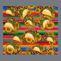 Tacos And Sunflowers With Serape Leopard Background Heavyweight Sweatshirt | Teevron