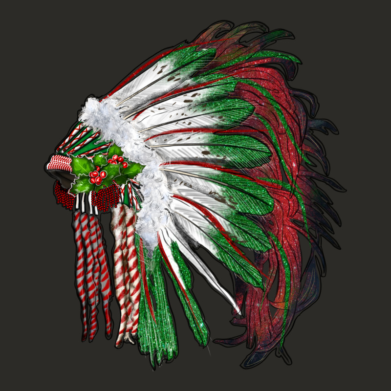 Christmas Indian Feather Headdress Heavy Core Tee by RanaPortraitStore | Teevron