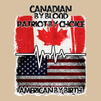 American By Birth Canadian By Blood Patriot By Choice Heavyweight Hoodie | Teevron