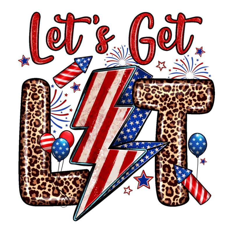Let S Get Lit Ladies Tee by Zillion Design Studio | Teevron