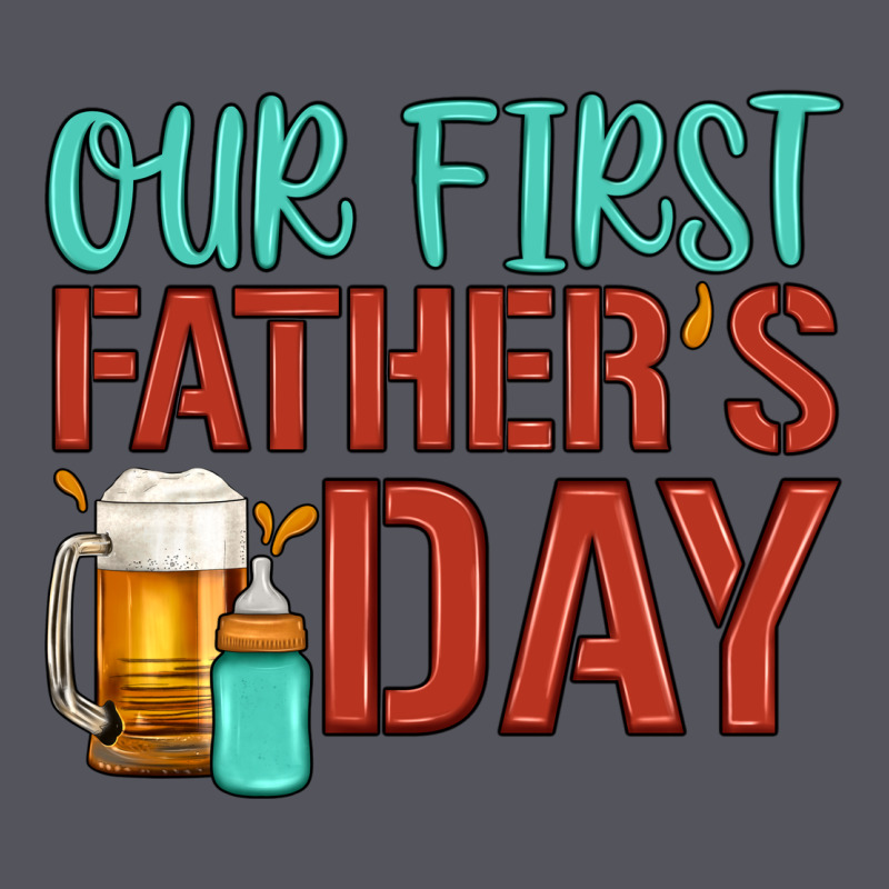 Our First Father's Day Vintage Hoodie by Artiststas | Teevron