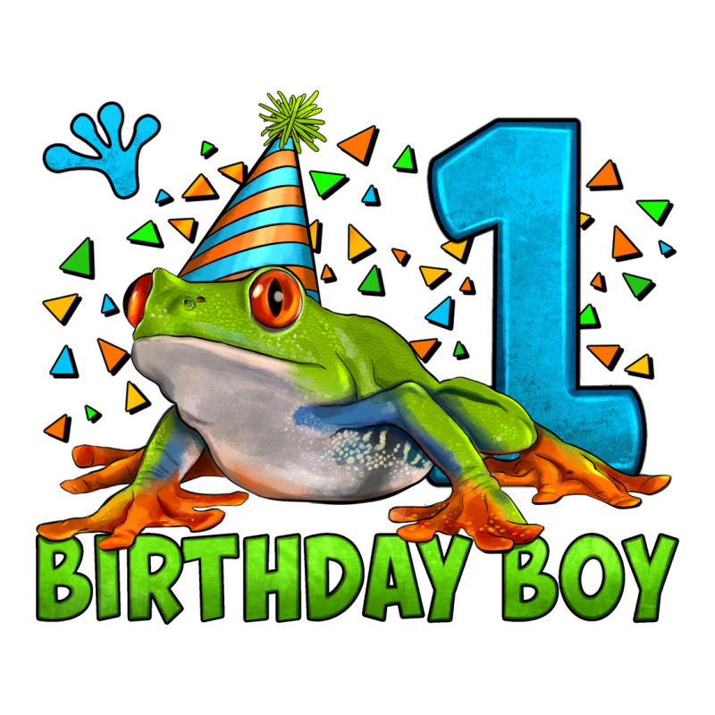 Birthday Boy Frog Age 1 Classic Tee by LillyAllenDesigns | Teevron
