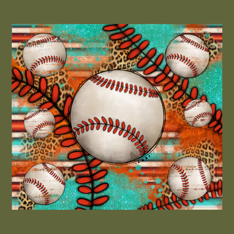 Baseball Turquoise Serape Glitter Tumbler Classic Tee by Jasminsmagicworld | Teevron