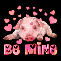 Be Mine Baby Pig Ladies Tee | Teevron