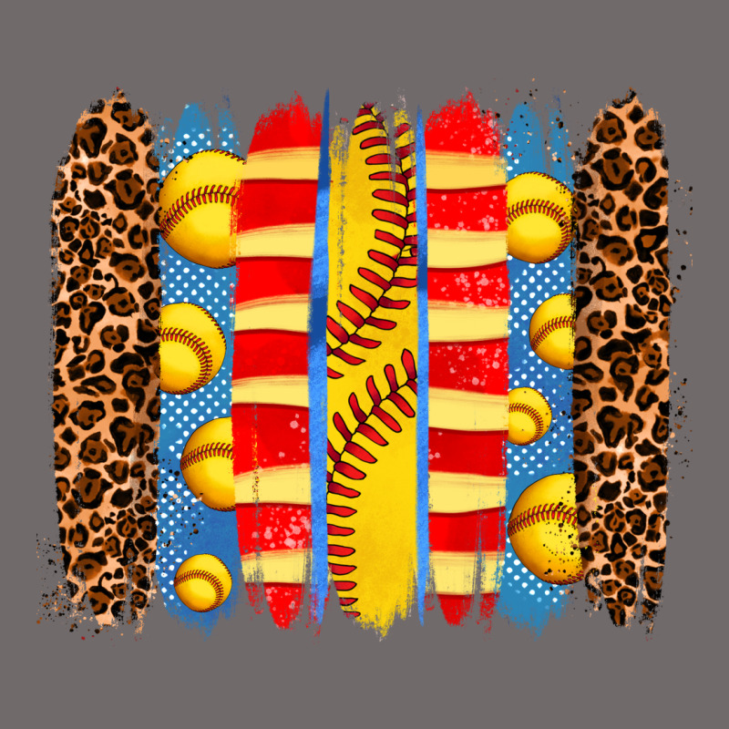 Softball  Brushstrokes Urban Heavy Tee by AdoDesignShop | Teevron