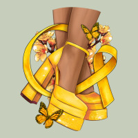 Childhood Cancer Diva Yellow Ribbon Classic Tee | Teevron