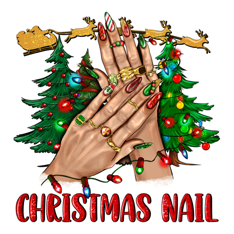 Christmas Nail Bbs Zipper Hoodie by BundleAndBundleShop | Teevron
