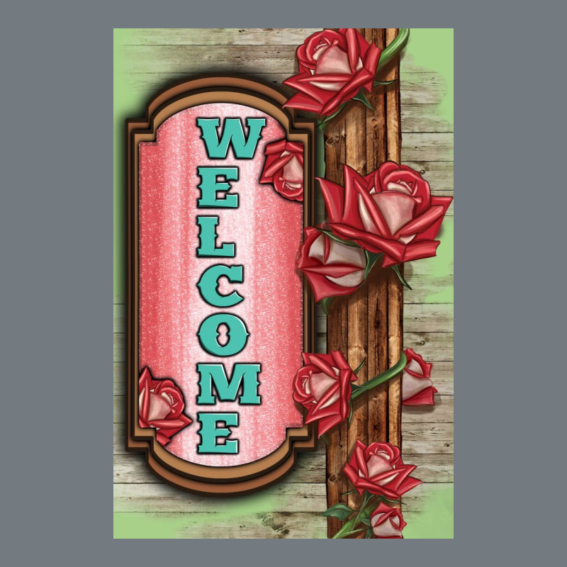 Western Red Roses Welcome Heavyweight Sweatshirt by LillyAllenDesigns | Teevron