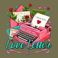 Love Letter With Typewriter Vintage Hoodie | Teevron