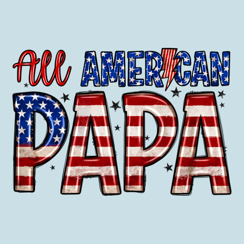 All American Papa Ladies Tee by Zillion Design Studio | Teevron