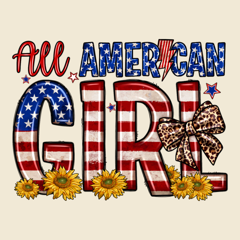 All American Girl Ladies Tee by Zillion Design Studio | Teevron